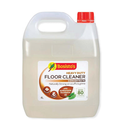 4L Floor Cleaner Concentrate Bosistos Heavy Duty Surface Cleaning Eucalyptus Oil