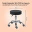 Ellie & Ruby Adjustable Salon Stool - Swivel Rolling Beauty Chair