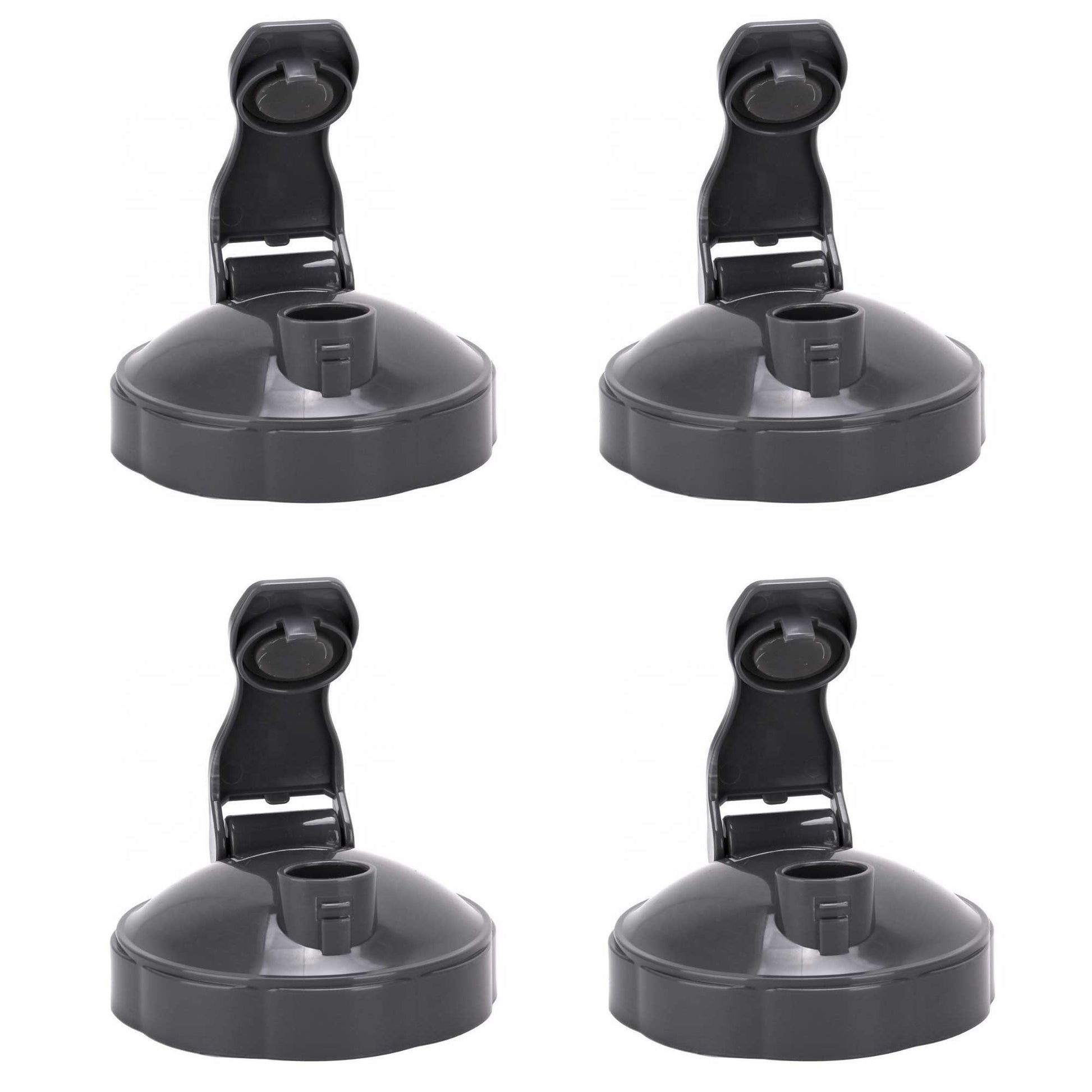 4x For Nutribullet Flip Top Fliptop Fresh Lid - Most 600 and 900 Model Nutri Cups
