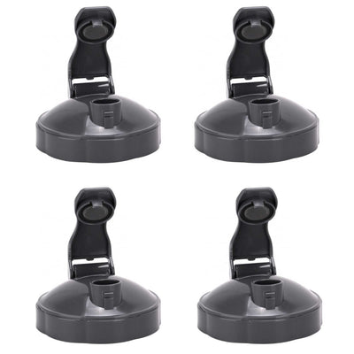 4x For Nutribullet Flip Top Fliptop Fresh Lid - Most 600 and 900 Model Nutri Cups