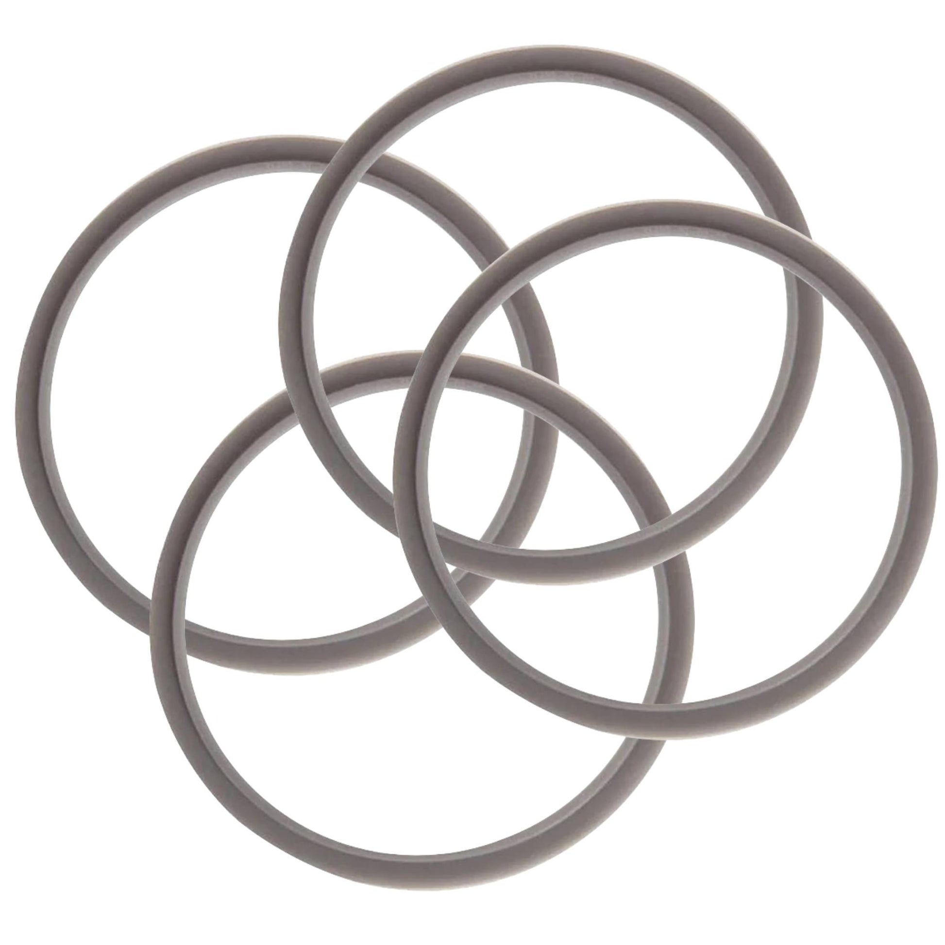 4x Grey Gasket Seal Ring Compatible with Nutribullet 600 900 1200W 90mm