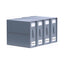 4x Kitchee Foldable Bed Sheet Storage Box – Linen & Closet Organiser Grey