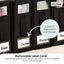 4x Kitchee Foldable Bed Sheet Storage Box - Linen and Closet Organiser Black