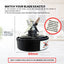 5 Fin 85mm Blade Replacement Compatible with Nutri Ninja QB3000 - Not Auto IQ