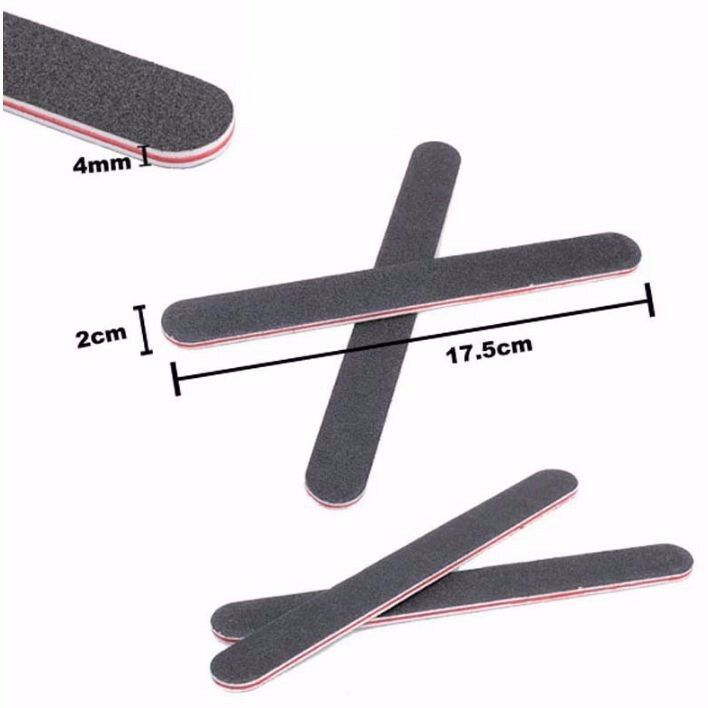 5 Pack X Nail Files Professional Manicaure Filing File Strong Long Thick Finger