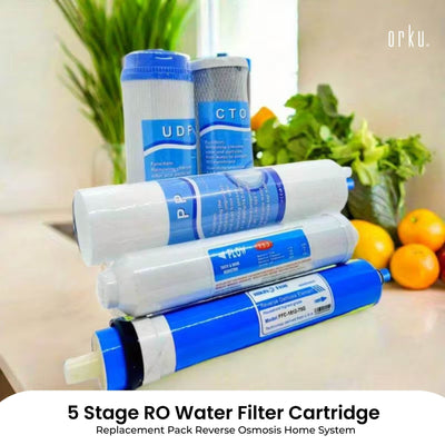 5 Stage RO Water Filter Cartridge Replacement Pack Reverse Osmosis Home System