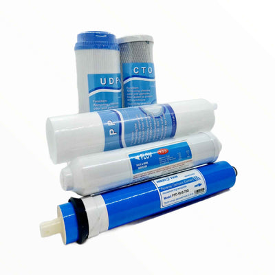 5 Stage RO Water Filter Cartridge Replacement Pack Reverse Osmosis Home System