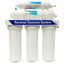 5 Stage Reverse Osmosis Water Filter System 10" RO Membrane Undersink Purifier