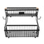 5-Star Chef 2 Tier Fruit Basket Bowl Detachable Kitchen Food Storage Stand