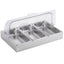 5-Star Chef 3 Pan Food Serving Display Stainless Steel with Clear Roll Top Cover