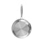 5-Star Chef 30cm Stainless Steel Frying Pan Uncoated Frypan with Tri-Ply Body Silver