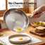 5-Star Chef 30cm Stainless Steel Frying Pan Uncoated Frypan with Tri-Ply Body Silver
