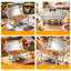 5-Star Chef Chafing Dish 9L 1-Pan Buffet Warmer Food Warmer Catering Server