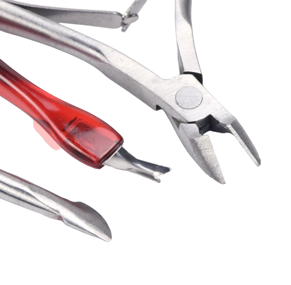5 x 3 Piece Manicure Set Cuticle Cutter Nail Trimmer Nipper Pedicure Pack