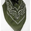 5 x Bandana Paisley Head Wrap 100% Cotton Neck Scarf