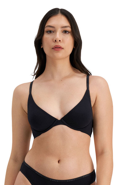 5 x Bonds Womens Everyday Organics Underwire Bra Black