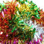 5 x Christmas Tinsel Thick 2-Tone Xmas Garland Tree Decorations - Assorted Pack
