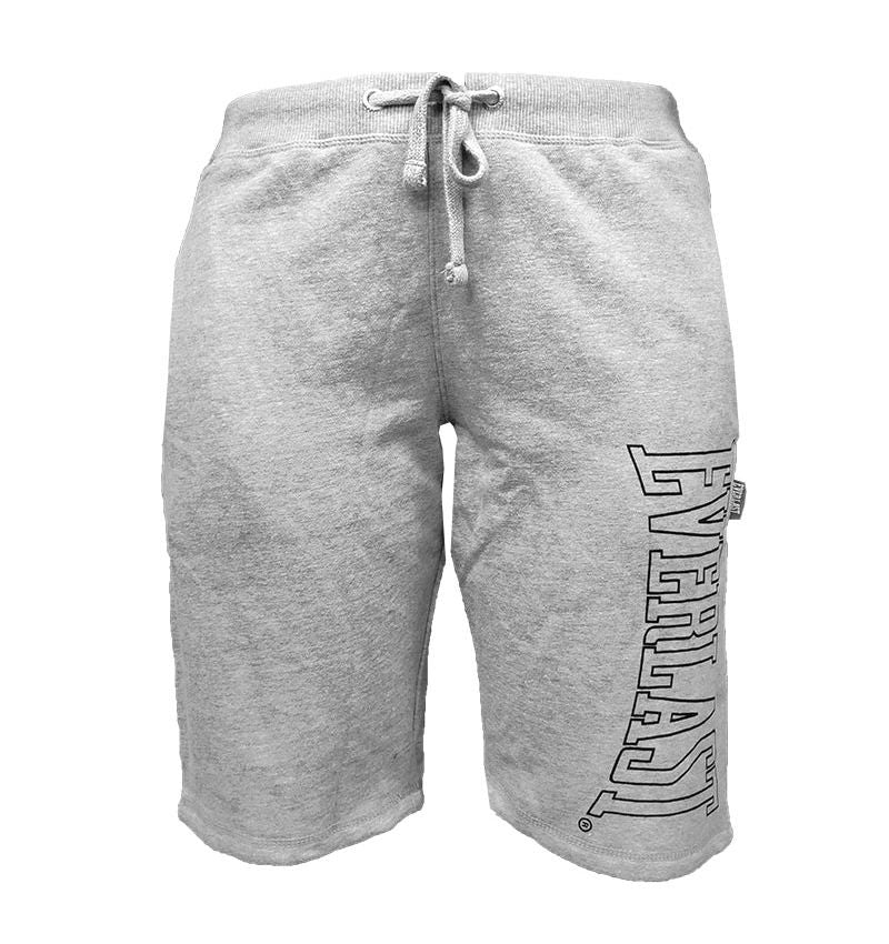 5 x Everlast Men Grey Brushback Sweat Shorts