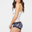 5 x Jockey Parisienne Classic Boyleg Underwear Briefs Navy Floral Wj985f Wd2