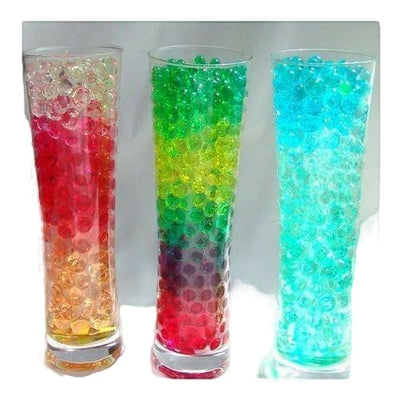 50 Pack X Crystal Soil Water Beads Jelly Ball Vase Filler Home Wedding