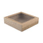50 X Brown Kraft Disposable Catering Grazing Boxes Trays With Lids