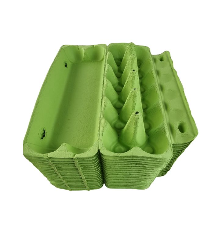 50 X Lime Green Full Dozen Carton 12-Egg Recyclable Egg Cartons