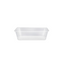 50 X Rectangular Containers 650Ml Clear With Lids Salad Fruit Food Container