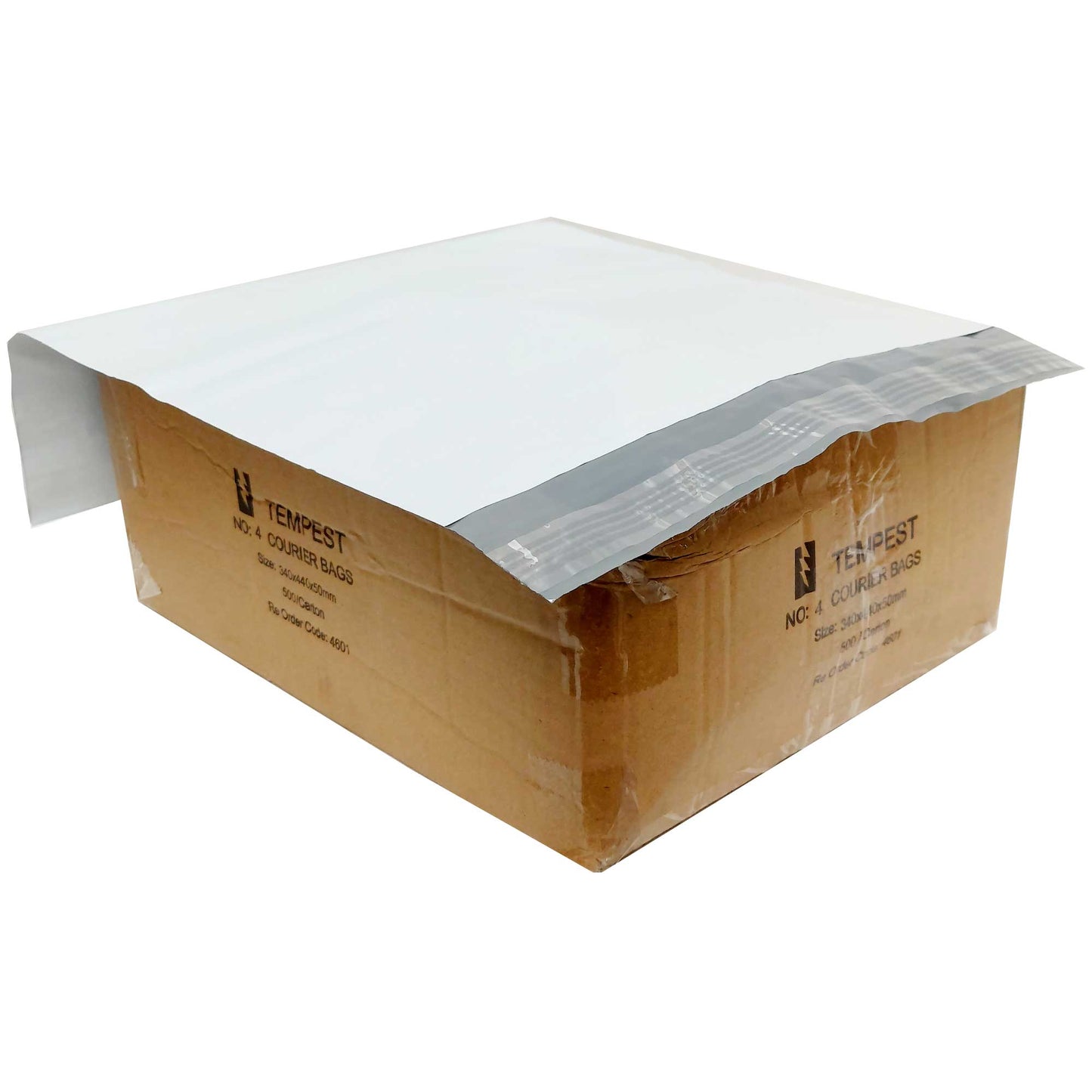 500 Courier Bags Poly Satchels 340x440mm Mailer Tempest Shurtuff Shipping Bag