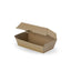 500 X Regular Kraft Brown Disposable Snack Boxes Bulk Takeaway Box