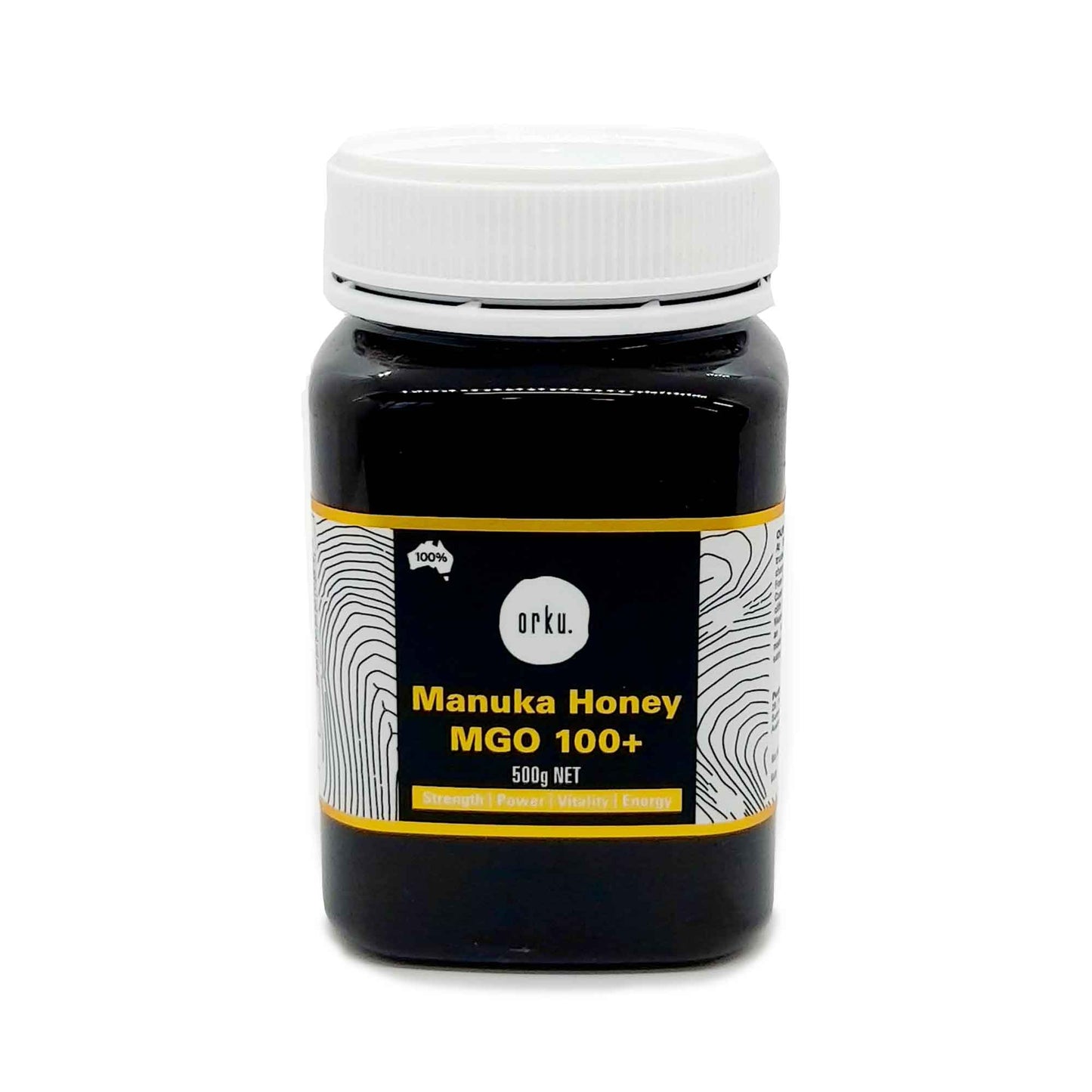500g MGO 100+ Australian Manuka Honey - 100% Raw Natural Pure Jelly Bush