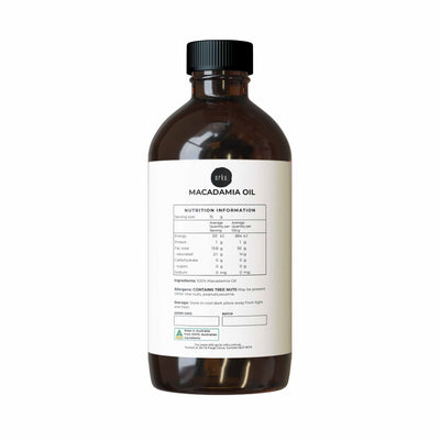 500ml Macadamia Oil - Natural Cold Pressed Food Grade 100% Pure Cooking Oils