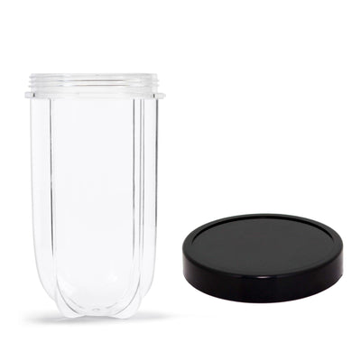 500ml Tall Cup + Stay Fresh Lid Compatible with Magic Bullet Cross Blade Blender