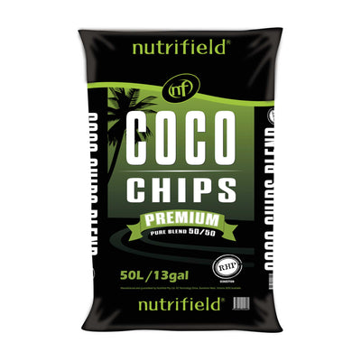 50L Coco Chips Nutrifield Premium - 50/50 Coir Pure Blend Hydroponic Plant Growing