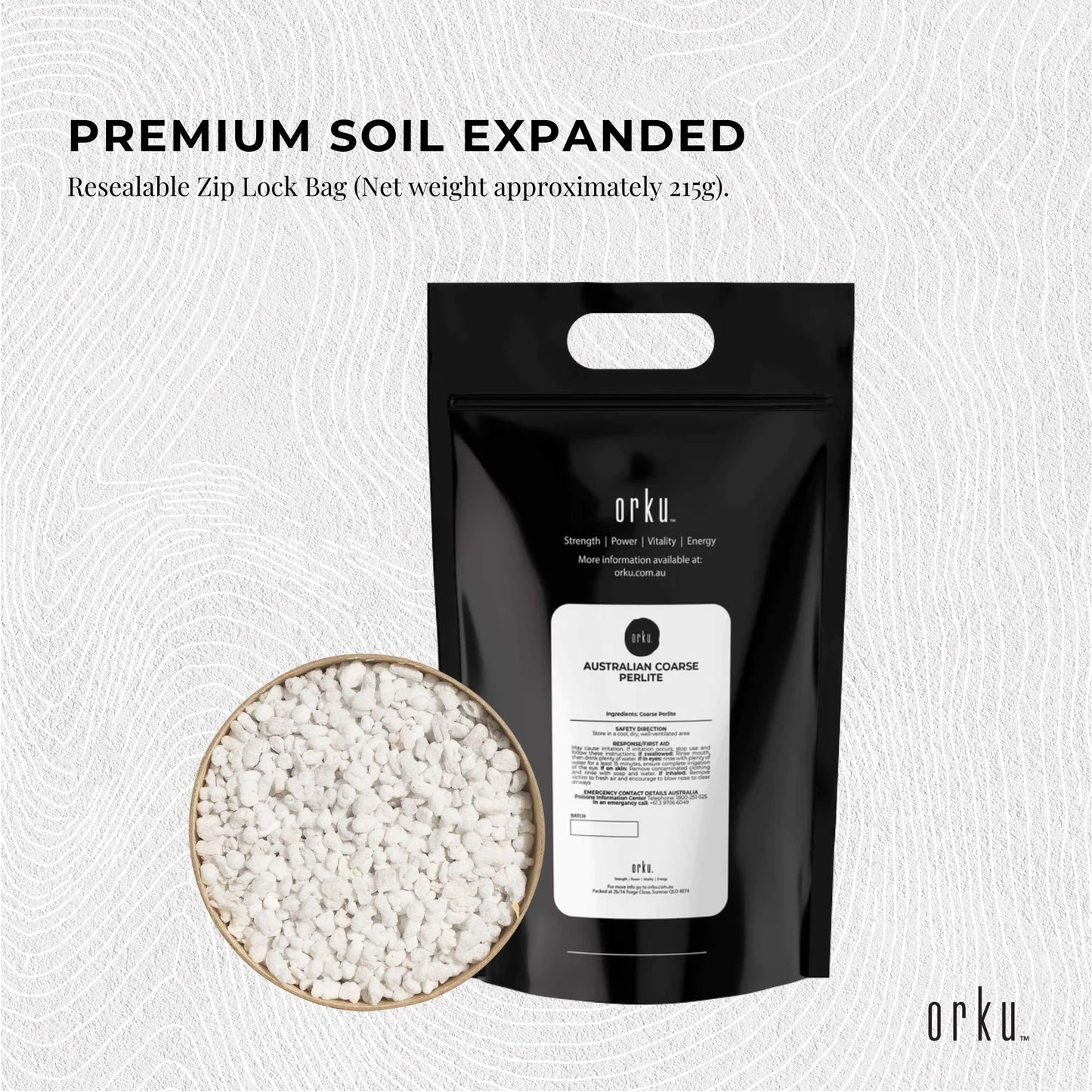 50L Perlite Coarse Premium Soil Expanded Medium Plants Hydroponics