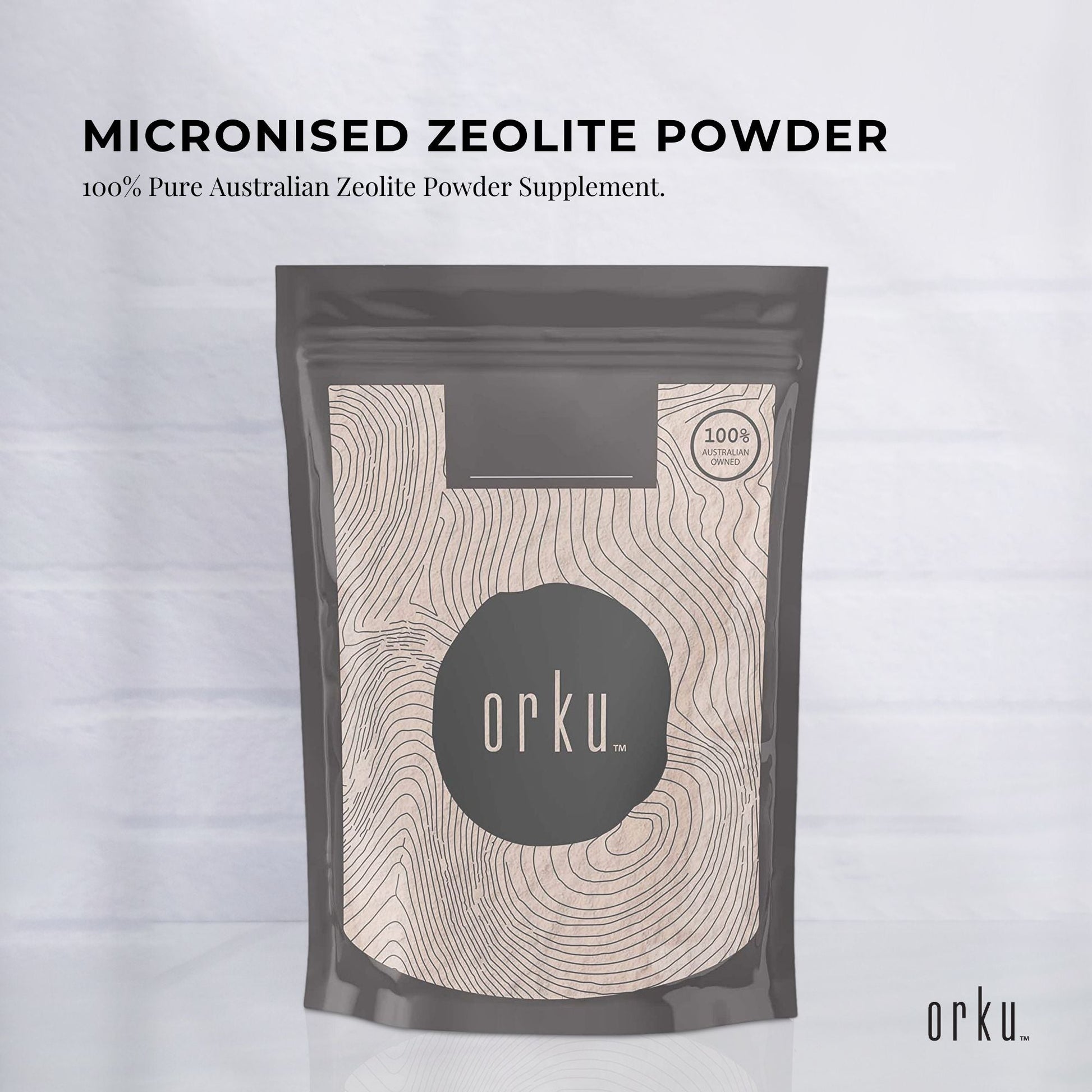 50g Pure Micronised Zeolite Powder Supplement Micronized Volcamin Clinoptilolite