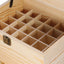 59 Slots Essential Oils Storage Box - Wooden 3-Tier Bottle Holder