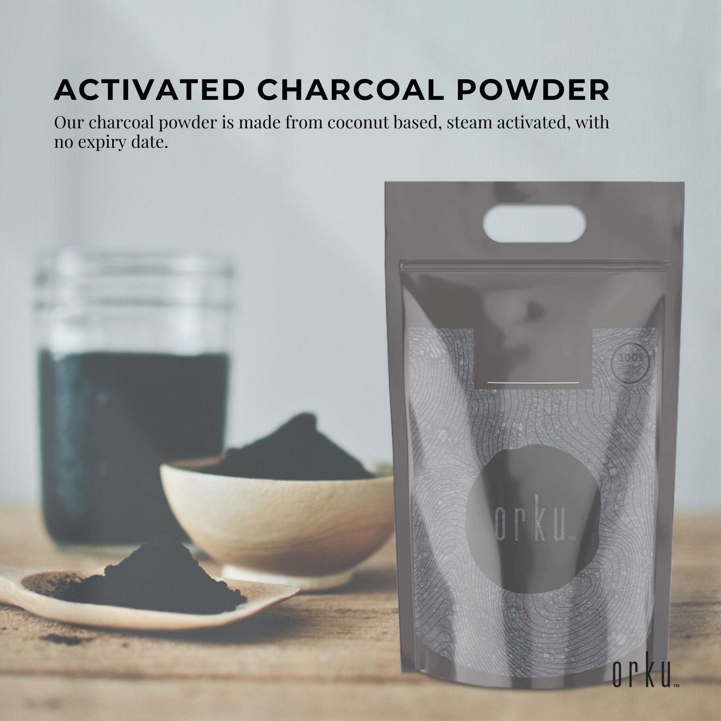 5Kg Activated Carbon Powder Coconut Charcoal - Teeth Whitening + Skin