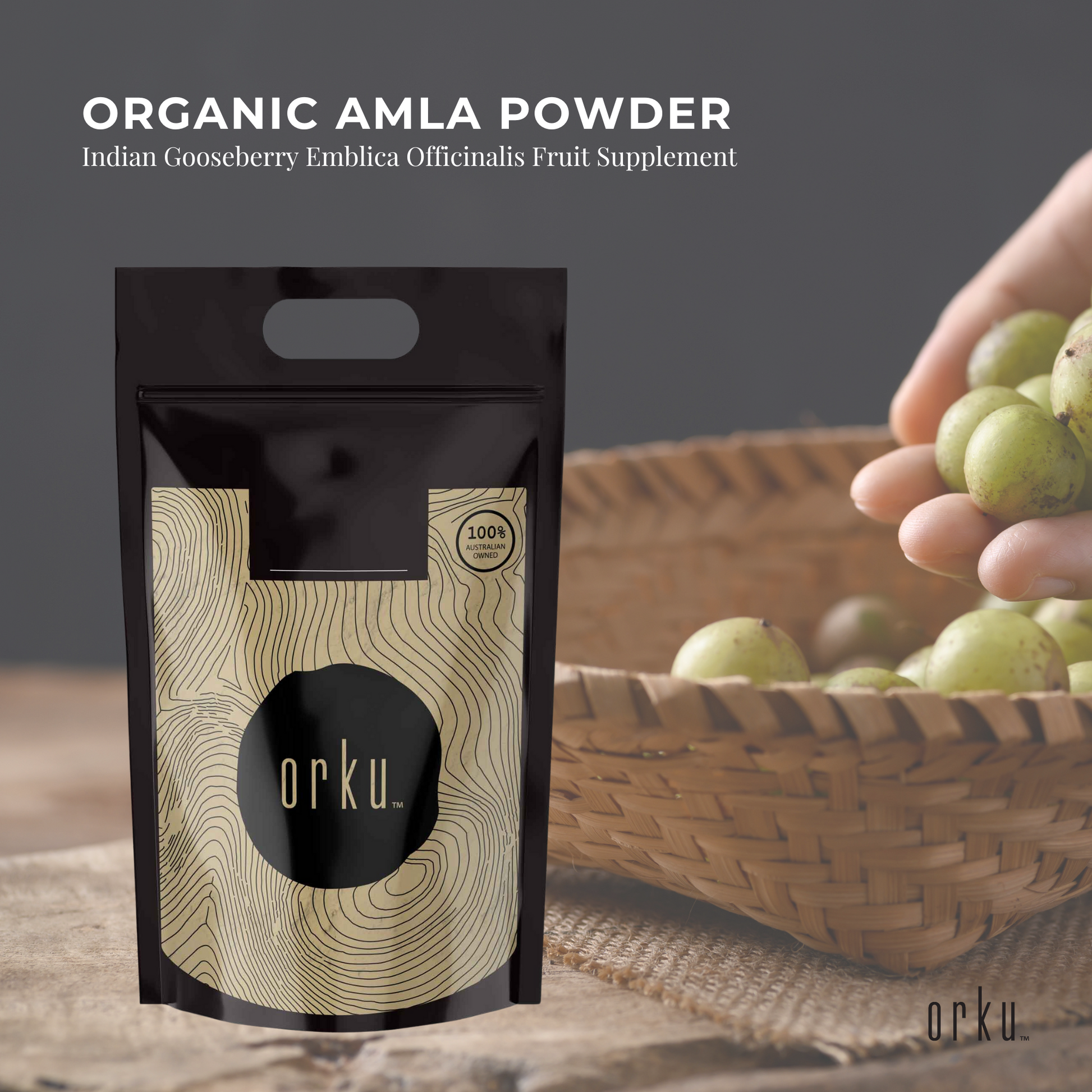 5Kg Organic Amla Powder Indian Gooseberry Emblica Officinalis Fruit Supplement