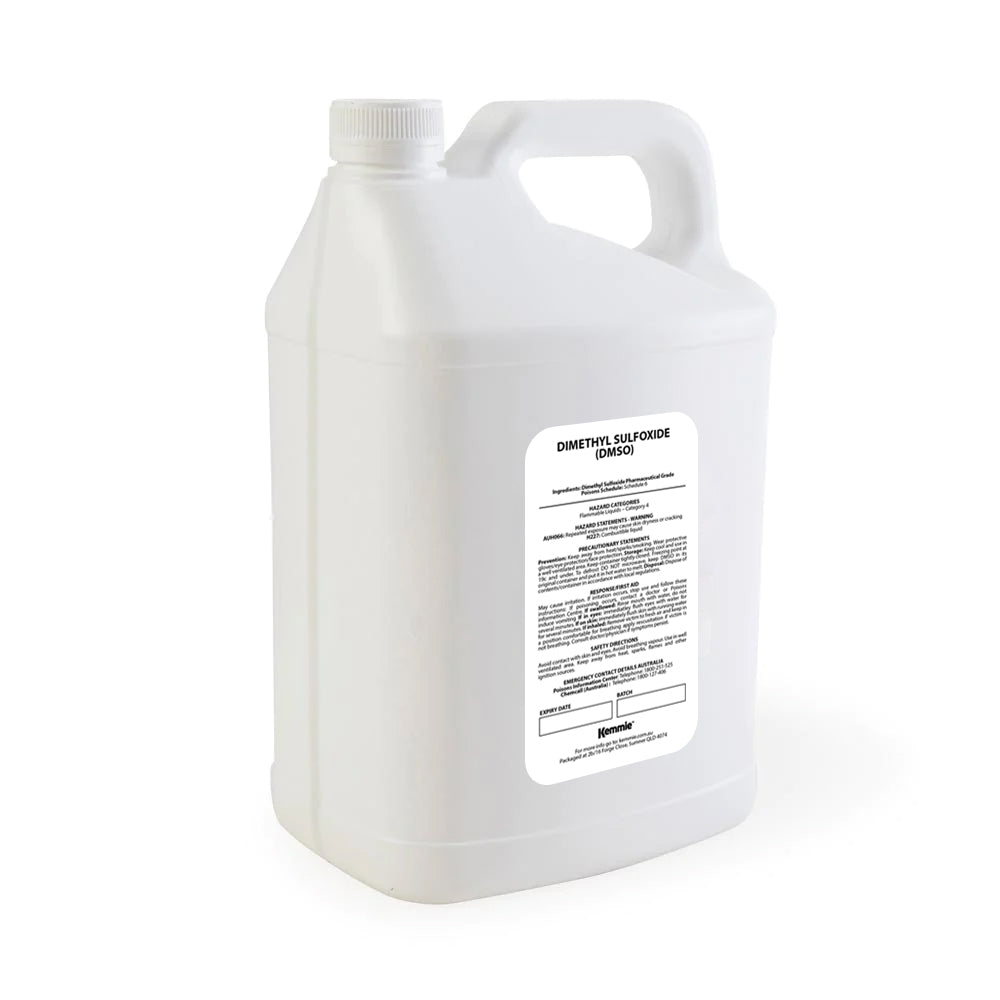 5L DMSO Liquid Dimethyl Sulfoxide 99.9% Pure Pharmaceutical Grade Solvent Bulk