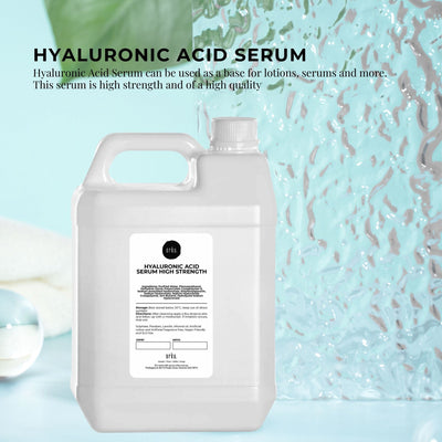 5L Hyaluronic Acid Serum - High Strength Bulk Cosmetic Face Skin Care