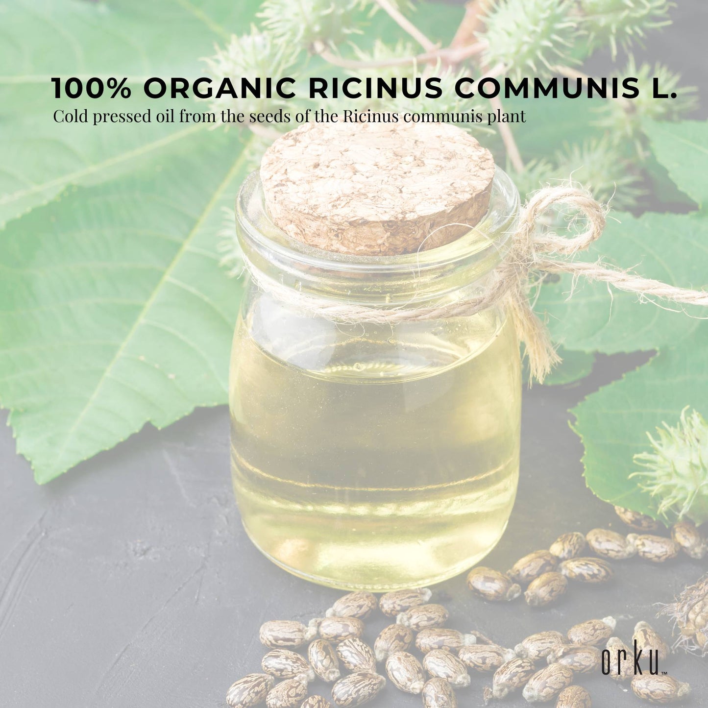 5L Organic Castor Oil - Hexane Free Cold Pressed Anti Oxidant Skin Hair Care