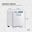 5L White Electric Towel Warmer Mini UV Steriliser Cabinet Hot Heater Sanitiser