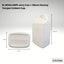 5L White HDPE Jerry Can + 38mm Dorony Tamper Evident Cap - Dangerous Goods