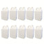 5L White HDPE Jerry Can + 38mm Dorony Tamper Evident Cap - Dangerous Goods