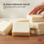 Orku 10 x 100g Goat Milk Soap Bars Natural Creamy Scent Australian Made