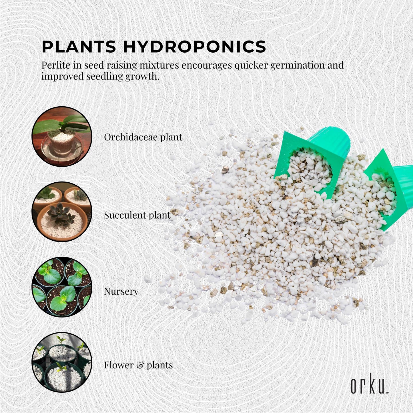 Organic Perlite Super Coarse Premium Soil Expanded Medium Plants Hydroponics Bulk