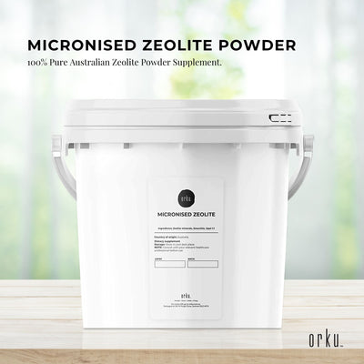 5kg Pure Micronised Zeolite Powder Supplement Tub Micronized Volcamin