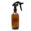 5x 500ml Amber Glass Spray Bottle + Trigger - Refillable Oil Dispenser