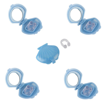 5x Anti Snoring Aid Nose Clips - Silicone Sleeping and Breathing Device