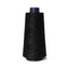 5x Black Sewing Overlocker Thread - 2000m Hemline Polyester Overlocking Spools